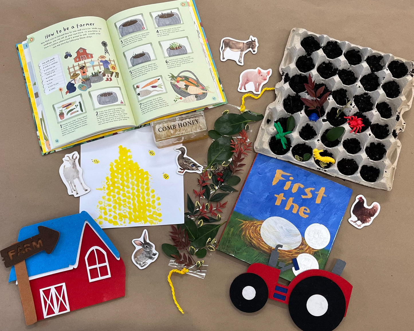 assorted childrens crafts