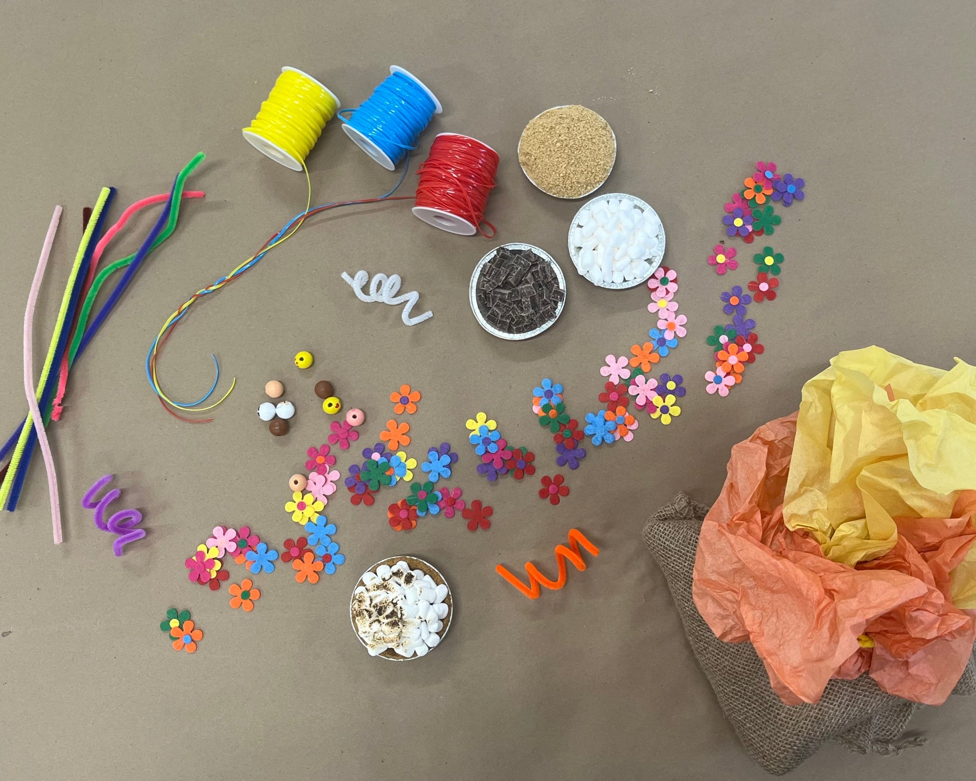 assorted childrens crafts