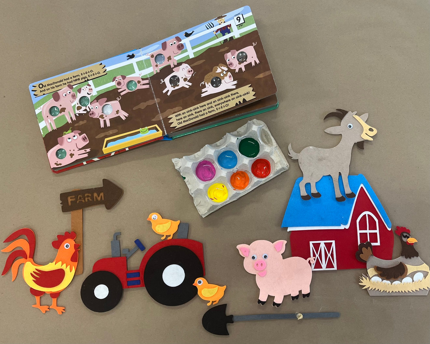 assorted childrens crafts