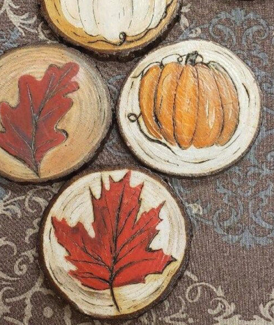 5-10YRS FALL DECOUPAGE COASTERS ON WEDNESDAY NOVEMBER 5TH @ 4:30-5:30