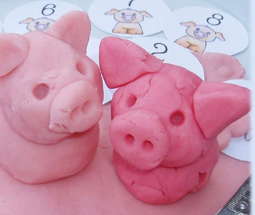 AGES 5-10 YRS - Pigs & Playdough with Elena WEDNESDAY FEB 26TH AT 4:30-5:30 PM