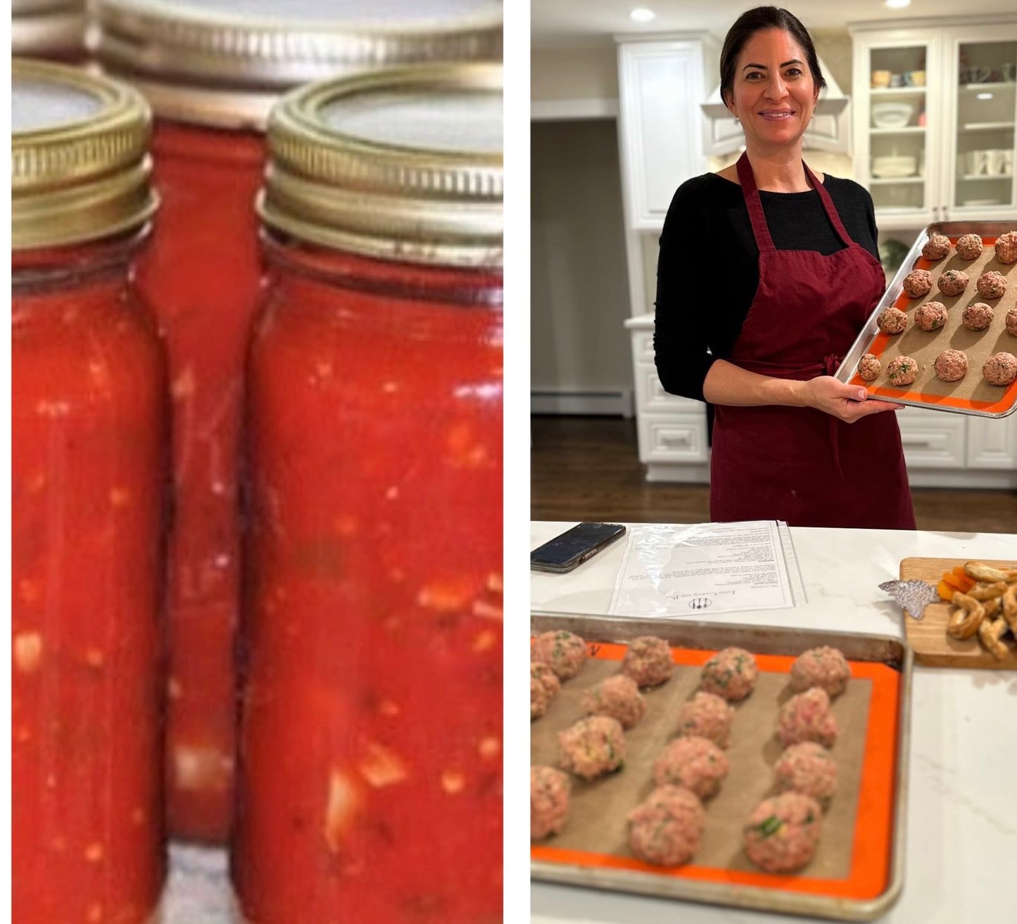 CLASSIC SICILIAN MEATBALLS & HOMEMADE SAUCE W/ PINA ON THURSDAY MAY 8TH @ 6:30-8pm