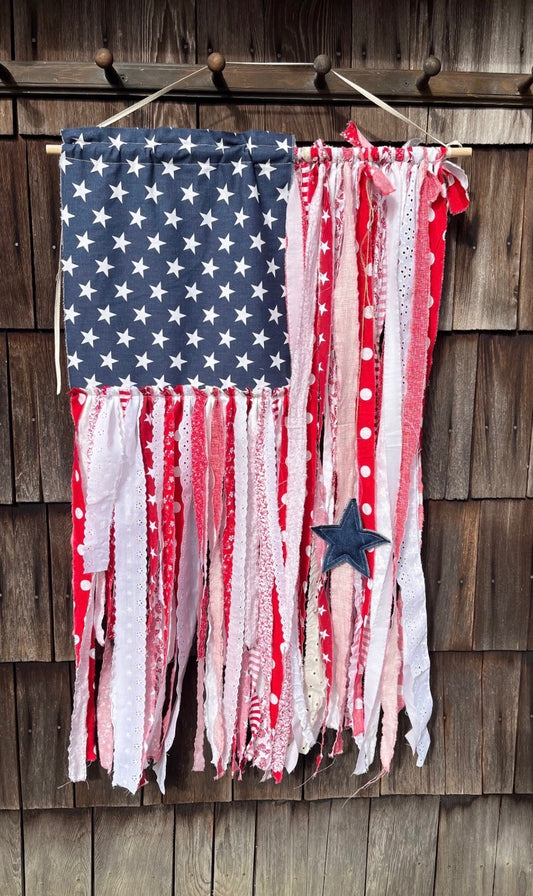 6-12 YRS RUSTIC RIBBON FLAGS & FARM FUN ON WEDNESDAY JULY 1ST @ 4:30-5:30